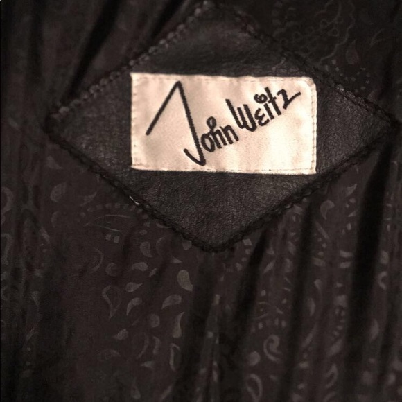 john weitz leather jacket
